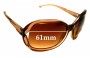 Sunglass Fix Replacement Lenses for Valentino 5685-S - 61mm Wide 
