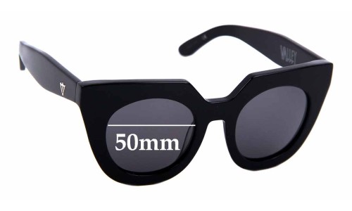 Sunglass Fix Replacement Lenses for Valley Spleen - 50mm Wide 