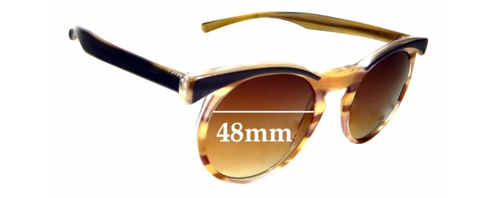 Sunglass Fix Replacement Lenses for Vera Wang Pascal - 48mm Wide