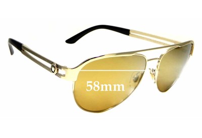Versace MOD 2165 Replacement Lenses 58mm wide 