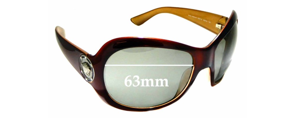 Sunglass Fix Replacement Lenses for Versace MOD 4062-B - 63mm Wide