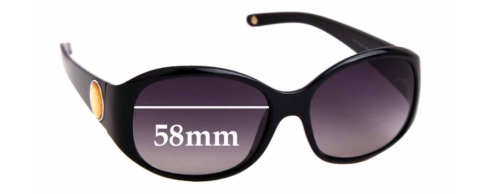 Sunglass Fix Replacement Lenses for Versace MOD 4182 - 58mm Wide