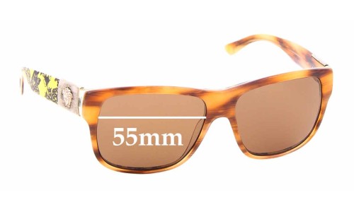 Sunglass Fix Replacement Lenses for Versace MOD 4192 - 55mm Wide 