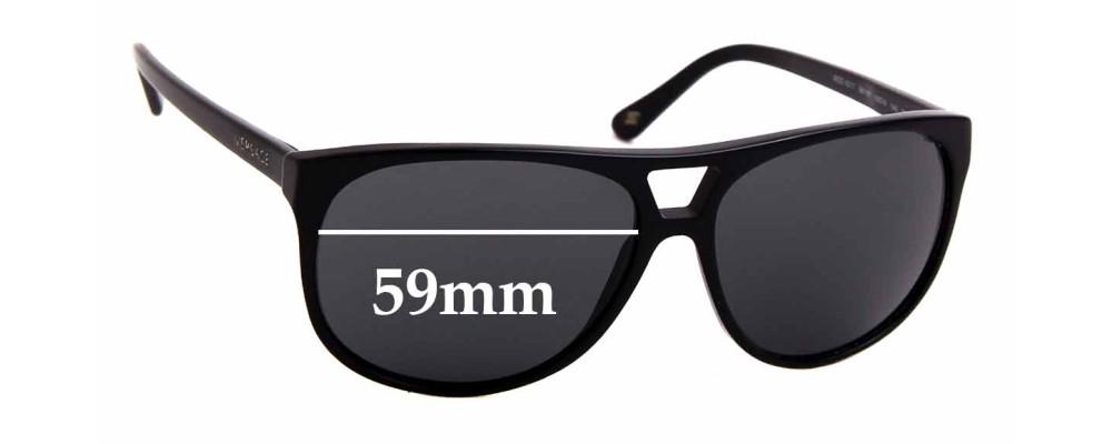 Sunglass Fix Replacement Lenses for Versace MOD 4217 - 59mm Wide