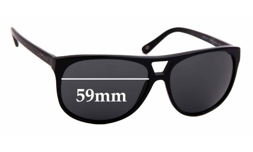 Sunglass Fix Replacement Lenses for Versace MOD 4217 - 59mm Wide 