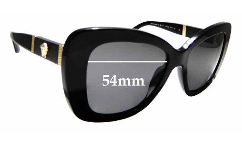Sunglass Fix Replacement Lenses for Versace MOD 4305-Q - 54mm Wide 
