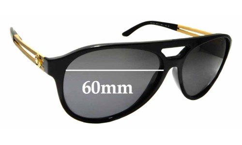 Sunglass Fix Replacement Lenses for Versace MOD 4312 - 60mm Wide 