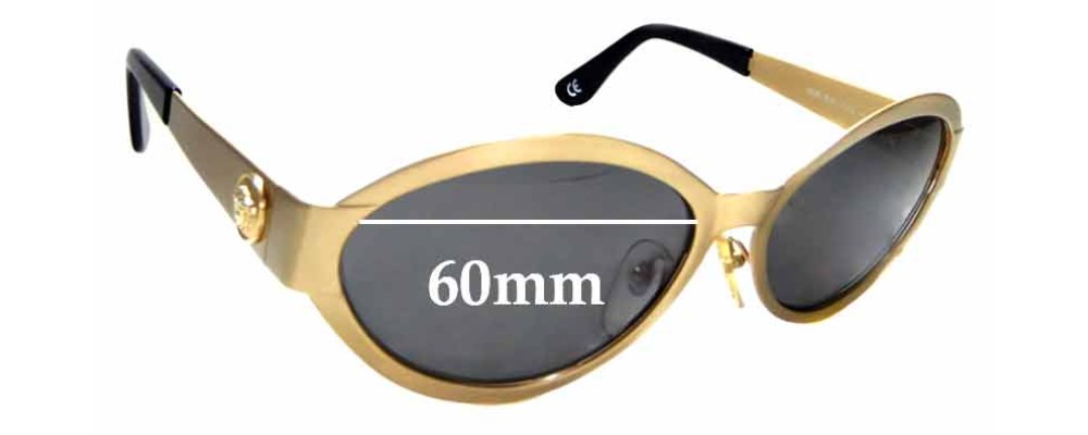 Sunglass Fix Replacement Lenses for Versace MOD S97 - 60mm Wide