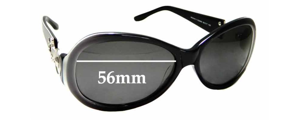 Sunglass Fix Replacement Lenses for Versace MOD 4014 - 56mm Wide