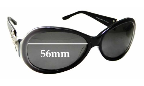 Sunglass Fix Replacement Lenses for Versace MOD 4014 - 56mm Wide 