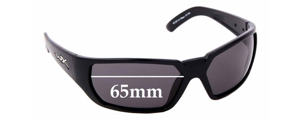 Sunglass Fix Replacement Lenses for Wiley X Rout - 65mm Wide