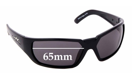 Sunglass Fix Replacement Lenses for Wiley X Rout - 65mm Wide 