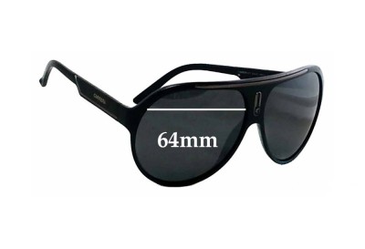 Carrera 57 Replacement Sunglass Lenses - 64mm wide 