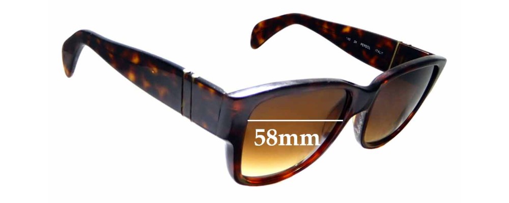 Sunglass Fix Replacement Lenses for Persol 69218 - 58mm Wide