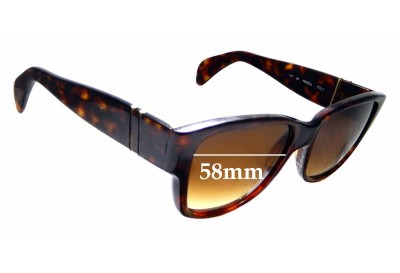 Persol 69218 Replacement Lenses 58mm wide 