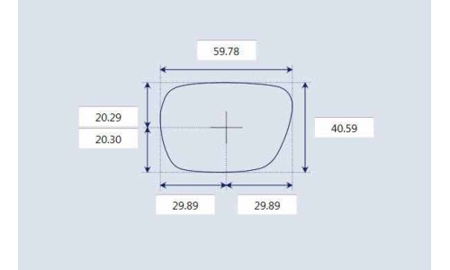 Sunglass Fix Verres de Remplacement pour Police S8119 - 60mm Wide 