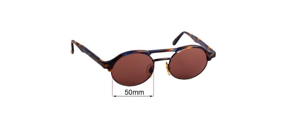 Sunglass Fix Replacement Lenses for Bolle 1285 - 50mm Wide