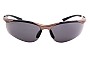 Bolle Sidewinder Replacement Sunglass Lenses - 75mm Wide Front View 