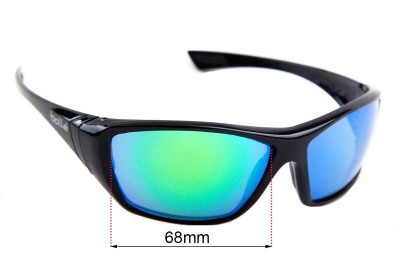 Bolle Hustler Replacement Lenses 68mm wide 