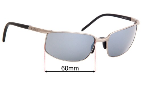 Sunglass Fix Replacement Lenses for Bolle Rally - 60mm Wide 