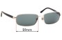 Sunglass Fix Replacement Lenses for Bvlgari 5003 - 59mm Wide 