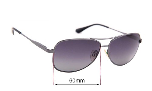 Sunglass Fix Replacement Lenses for Cancer Council Coober Pedy - 60mm Wide 