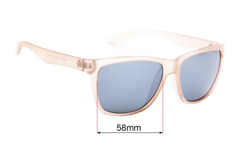 Sunglass Fix Replacement Lenses for Cancer Council Summer Series - 58mm Wide 