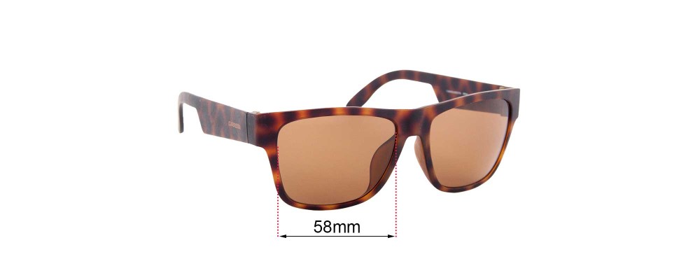 Sunglass Fix Replacement Lenses for Carrera 5002ST/FS - 58mm Wide