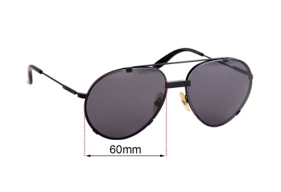 Carrera 80 Replacement Lenses 60mm wide 