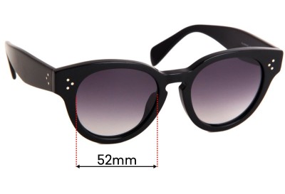 Celine CL 41061 F/S Replacement Lenses 52mm wide 