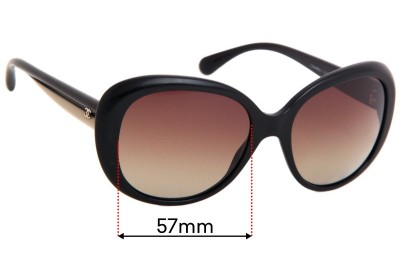 Chanel 5312 Replacement Lenses 57mm wide 