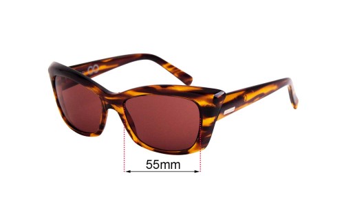Sunglass Fix Replacement Lenses for Childe Mod - 55mm Wide 