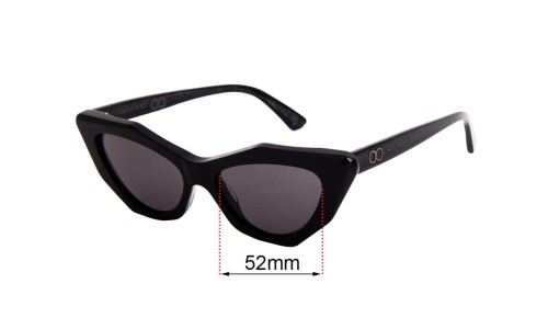Sunglass Fix Replacement Lenses for Childe Mookhi - 52mm wide 