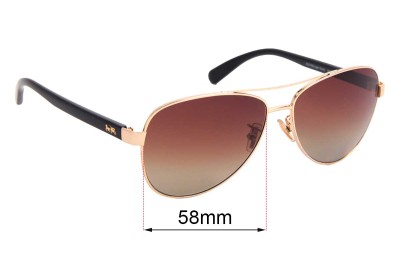 Coach HC7077 Replacement Lenses 58mm wide 