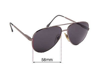 Cottet Vintage Aviator 743 Ersatzgläser 58mm wide 