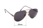 Sunglass Fix Replacement Lenses for Cottet Vintage Aviator 743 - 58mm Wide 