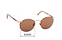 Sunglass Fix Ersatzgläser für Dakota Smith 5002 Steinbeck - 51mm Wide 