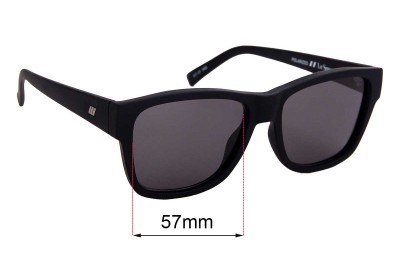 Le Specs The Force Replacement Lenses 57mm wide 
