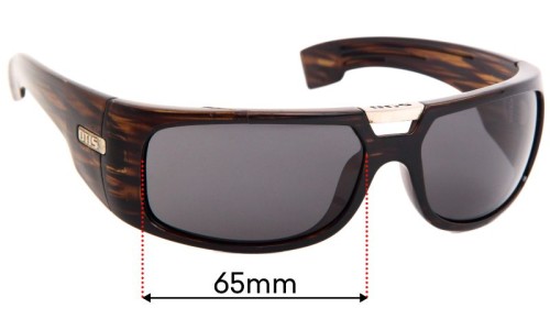 Sunglass Fix Replacement Lenses for Otis Royale - 65mm Wide 