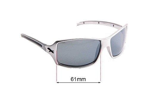 Sunglass Fix Replacement Lenses for Oxydo Warm Up - 61mm Wide 