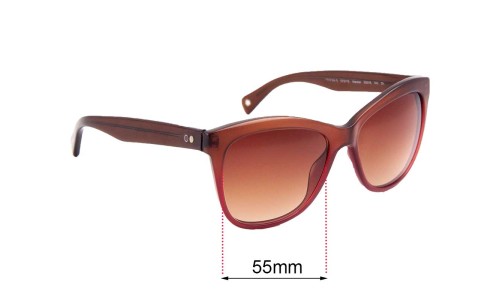 Sunglass Fix Replacement Lenses for Paul Smith 8153-S Aleister  - 55mm Wide 