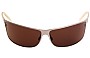 Prada SPR53C Replacement Sunglass Lenses - Front View 