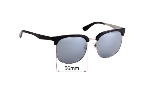 Sunglass Fix Replacement Lenses for Ray Ban RB3565D - 56mm Wide 