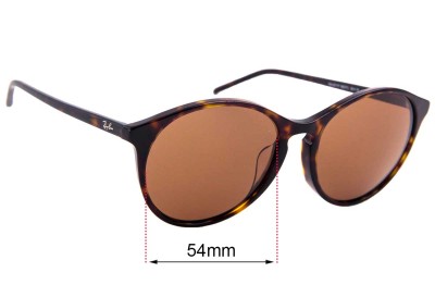 Ray Ban RB4371F Replacement Lenses 55mm wide 
