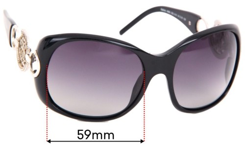 Roberto Cavalli Rubino 446S Replacement Lenses 59mm wide 