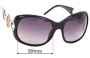 Sunglass Fix Replacement Lenses for Roberto Cavalli Rubino 446S - 59mm Wide 