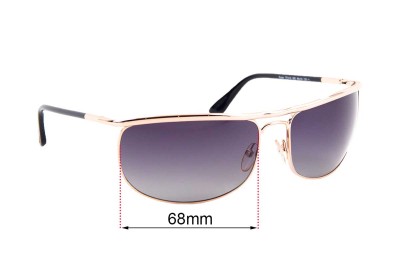 Sunglass Fix Replacement Lenses for Tom Ford Ryder TF418 - 68mm Wide 