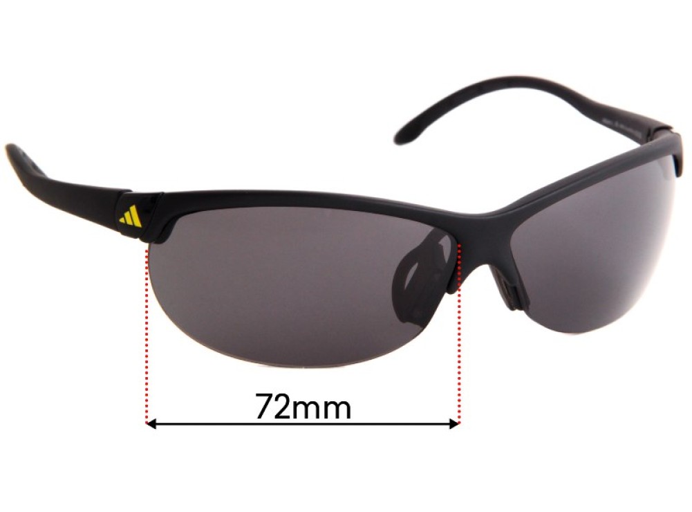 Sunglass Fix Replacement Lenses for Adidas A170 Adizero L - 72mm Wide Sunglass Fix Replacement Lenses for Adidas A170 Adizero L - 72mm Wide