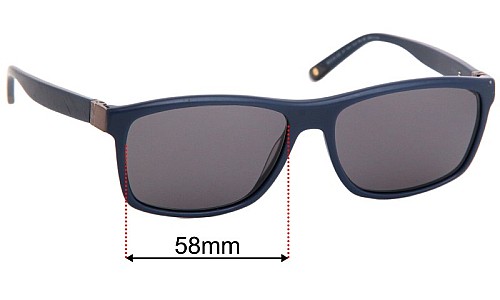 Sunglass Fix Replacement Lenses for Alex Perry AP Sun Rx 06 - 58mm Wide 