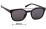 Sunglass Fix Replacement Lenses for Nautica N3638SP - 54mm Wide 